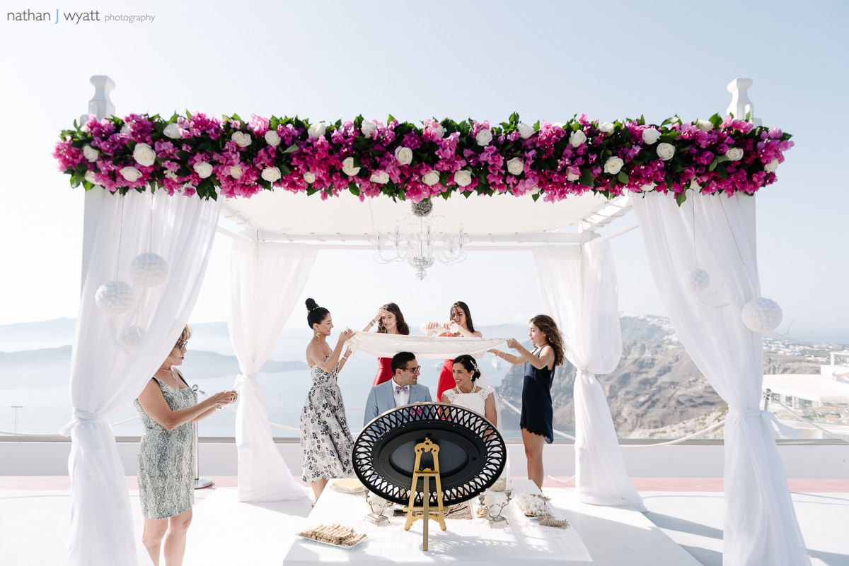 Book your wedding day in Santorini Gem Wedding Venue